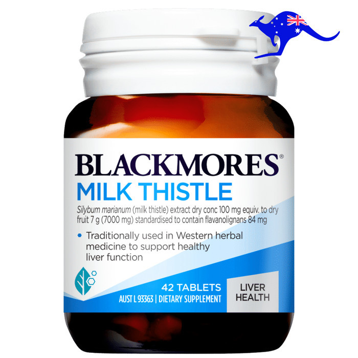 Blackmores Milk Thistle Liver Health 42 Tablets Silymarin Australia High Strength 60 / Healthy Care 