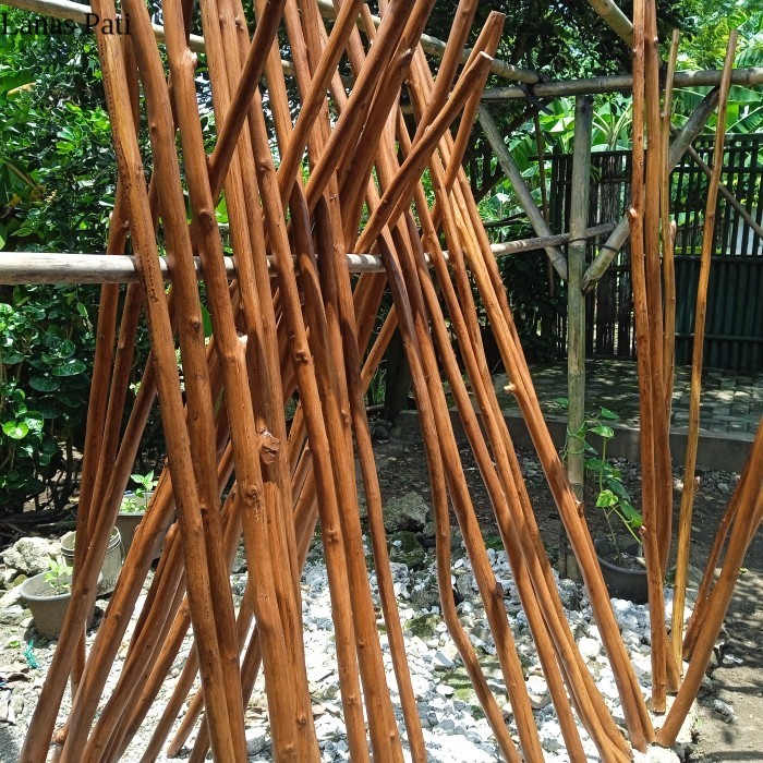 

Ranting Kayu Jati Macrame Sudah Di sirlak /200 cm /10*Batang Randomm XD2