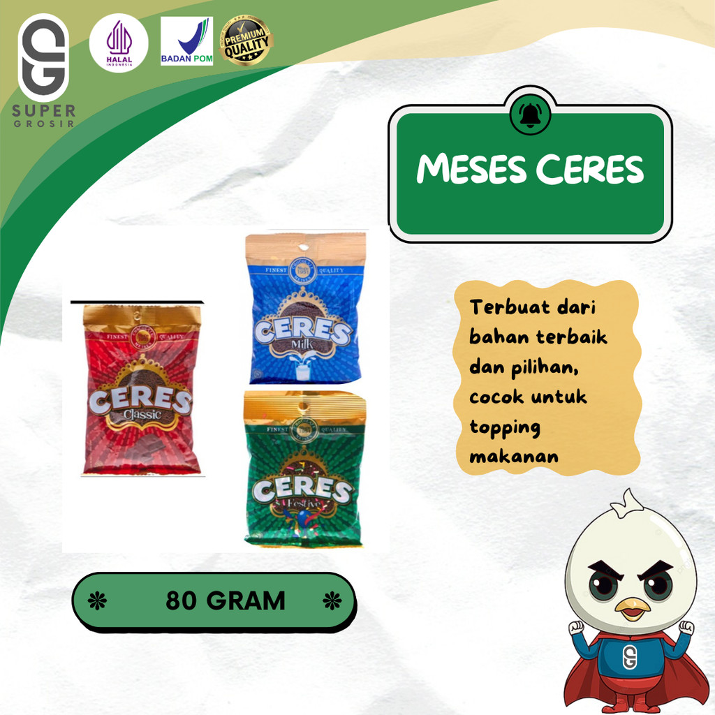 

Meses Ceres Classic / Festive / Milk / Dark Chocolate [75-90gram]