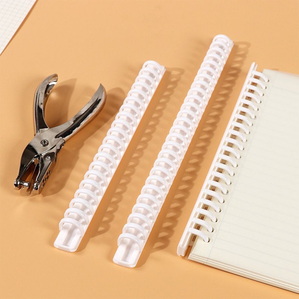 

A5 B5 20/26 Holes Drawing Rod Type Loose-leaf Paper Book Circles Ring Scrapbook Album Binder Spiral Notebook Binding Clips