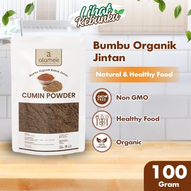 

ALAMEE Bumbu Dapur Jintan Bubuk Cumin Powder Bumbu Dapur Instan Jinten Caraway Rempah Masak 100gr LIHAT KEBUNKU