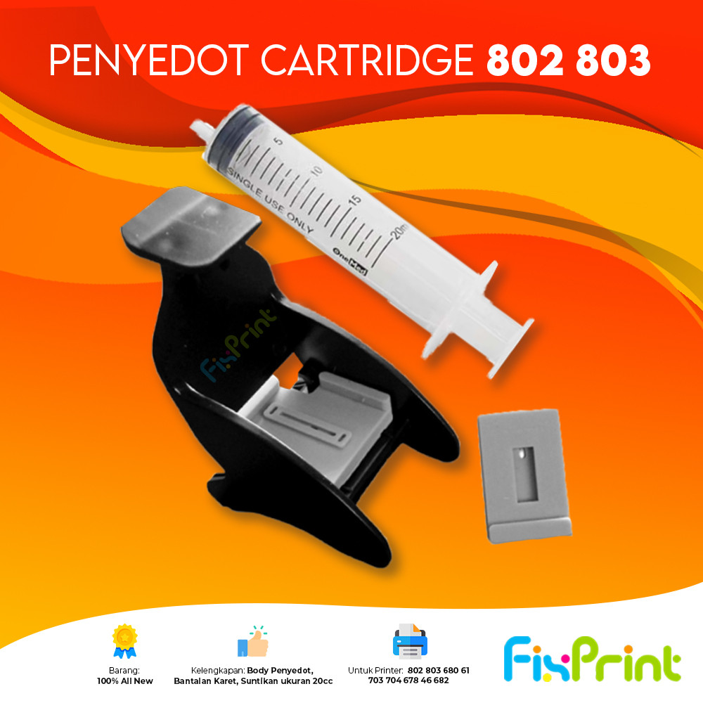 Tool Kit Vacum Tinta Catridge HP 680 678 802 803 703 704 M0H50A M0H51A Printer 2135 15151 1010 2010