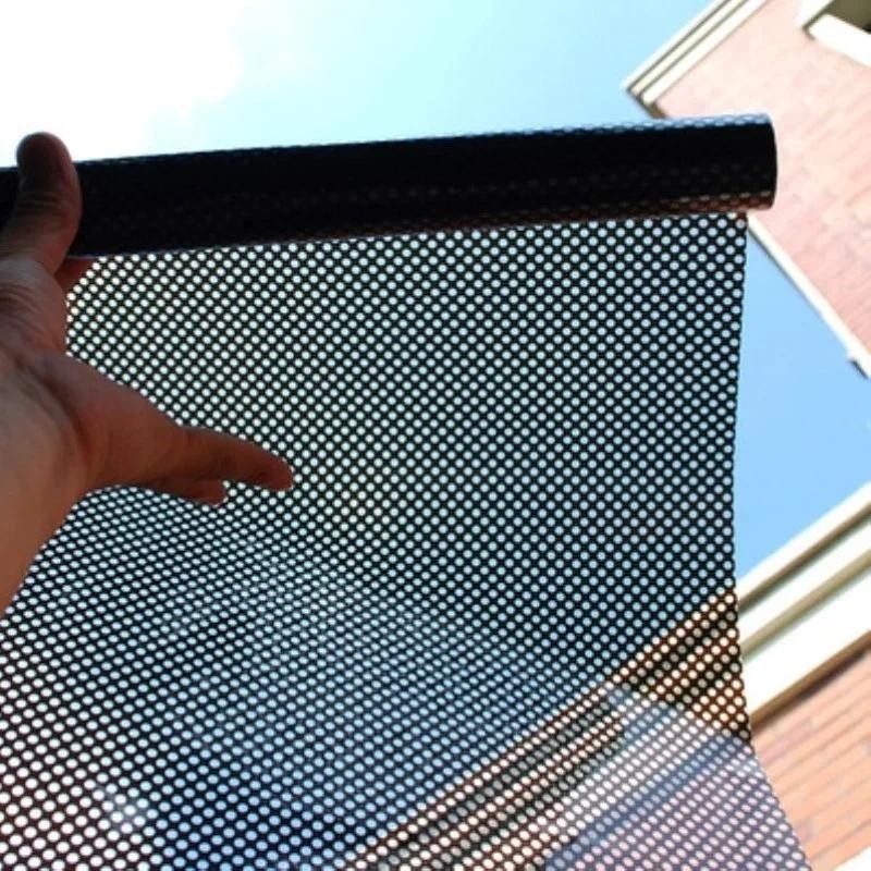 Self Adhesive Mesh Shading Film Glass Film Window Decoration Window Sticker Window Paper Shading Ins