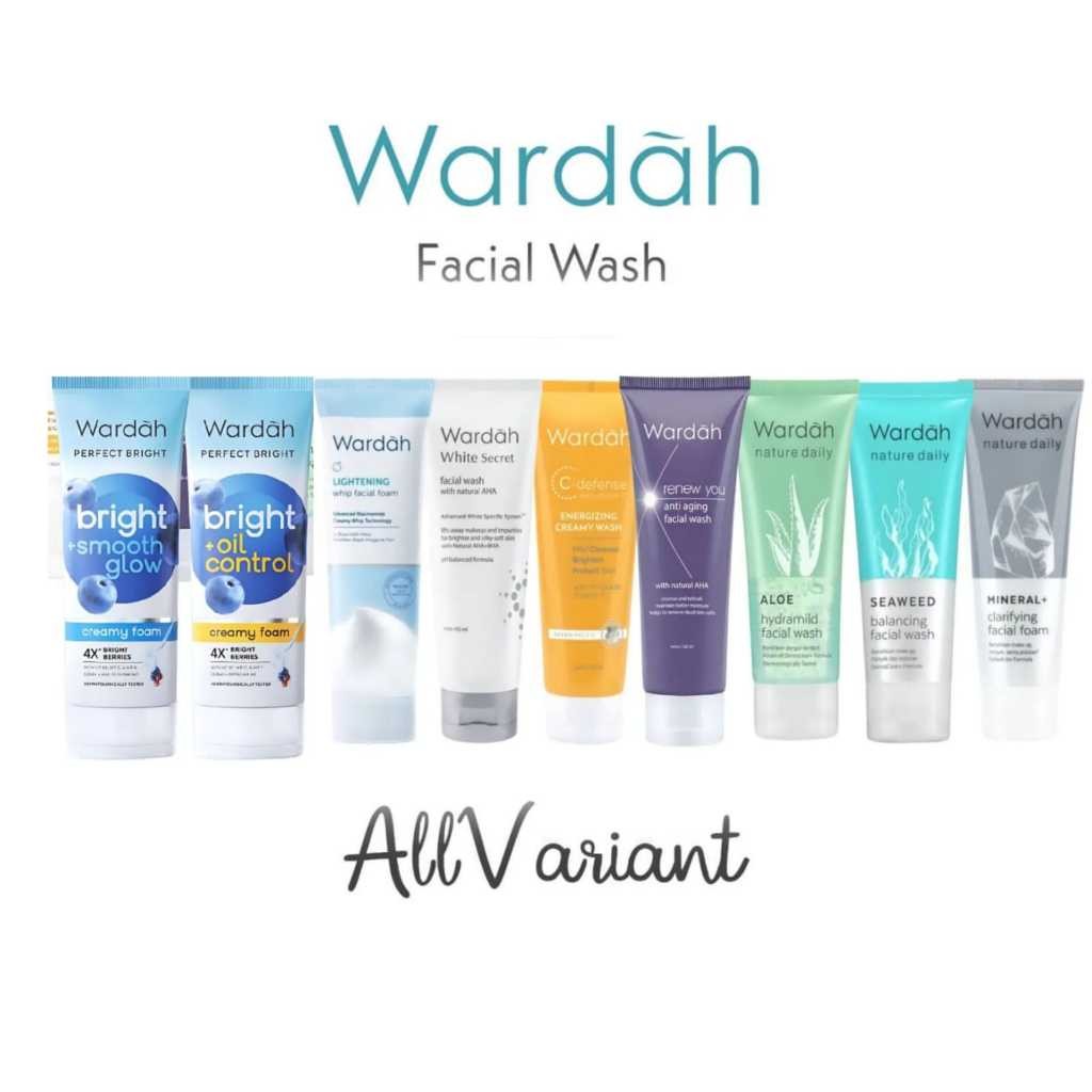 WARDAH FACIAL WASH WARDAH FACIAL FOAM WARDAH CREAMY WASH 60ML 100ML