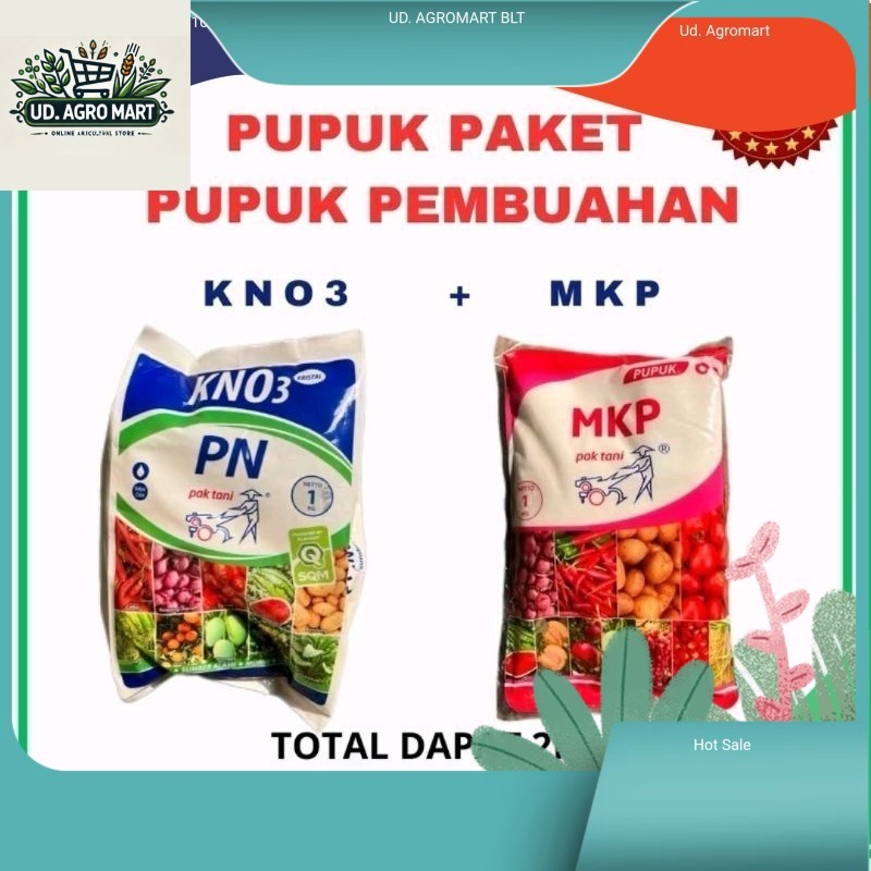 Paket Pupuk Pembuahan KNO3 dan MKP Pak Tani