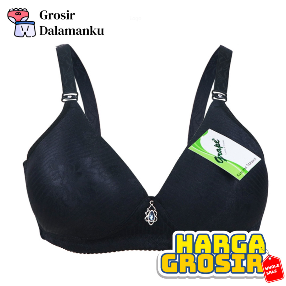 (Grosir) Grape Bra Tanpa Kawat Busa Tipis Bh Spm 0404
