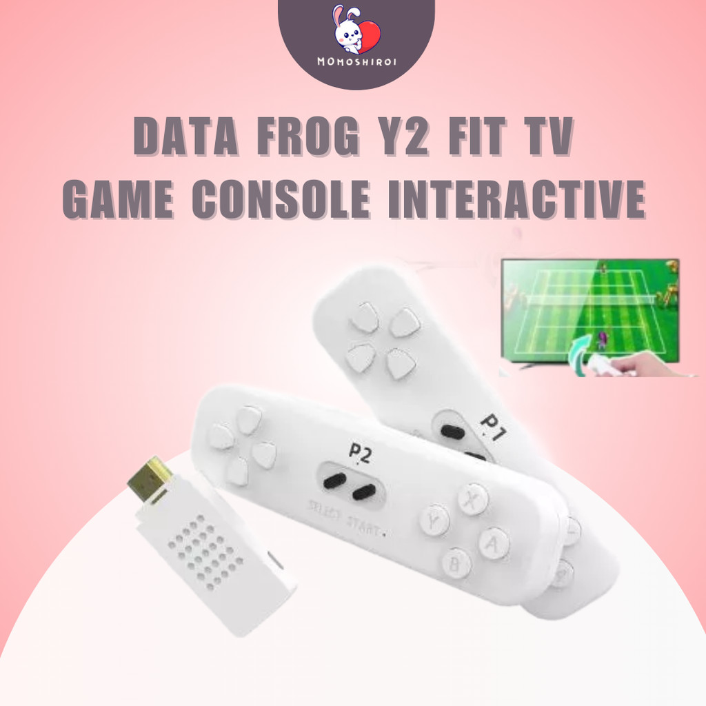 DATA FROG Y2 Fit TV Game Console Interactive Somatosensory Wireless 4K Konsol Game Penginderaan Gera