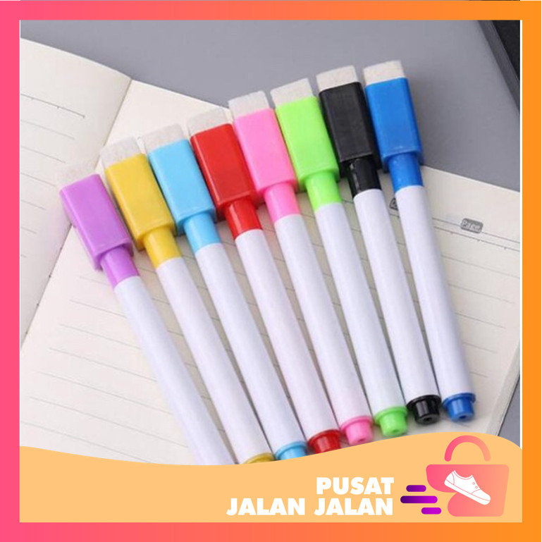 

PJJ - S5197 Spidol Penghapus / Spidol Anak Warna Warni / Wipe Clean Marker / Whiteboard Marker