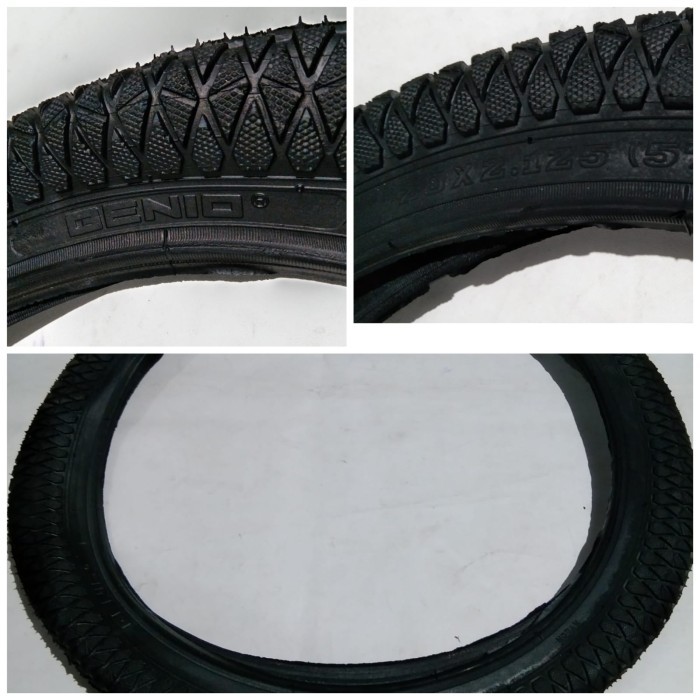 Ban Luar Sepeda Genio ukuran 20 x 2.125 Sepeda BMX 20x2125