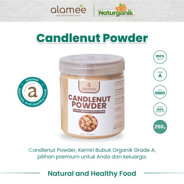

ALAMEE Kemiri Bubuk Bumbu Dapur Organik Candlenut Powder Masak Murni Asli Seasoning Naturganik