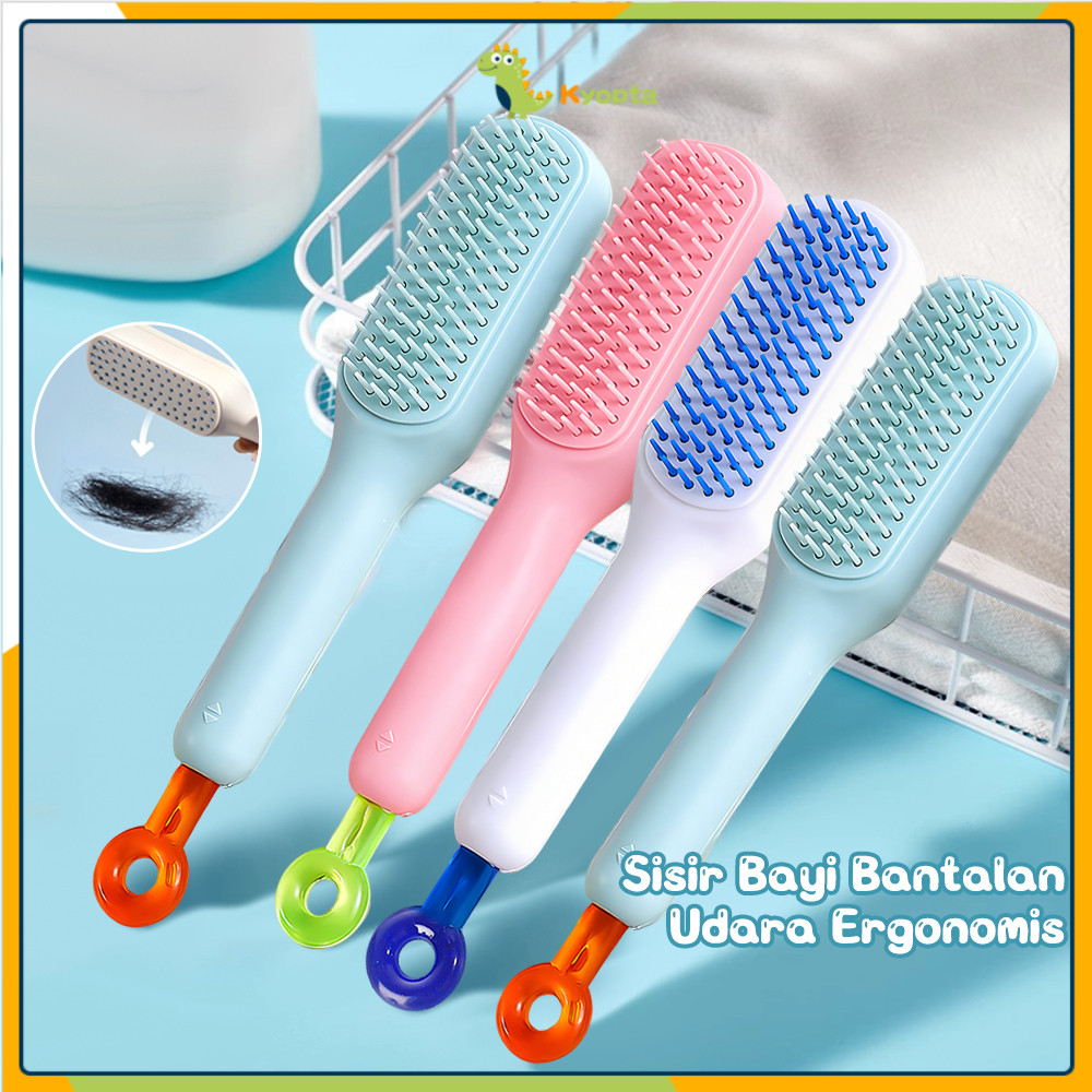 Kyopta【RAMBUT LURUS 1 MENIT】Sisir Bantalan Udara Anti Statis Sisir Ajaib Premium Hairbrush