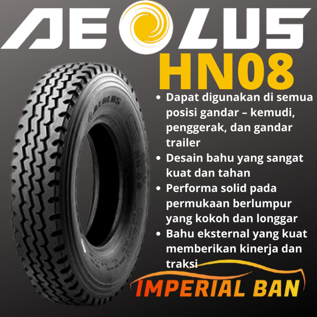 7.50 R16  BAN TRUK Aeolus HN08 750-16 Ban Double BUS DUMP TRUK  FULL SET