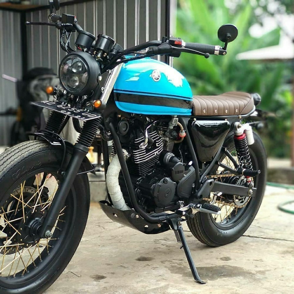 PROMO DISKON Stang Tracker Japstyle Stang Deus Motor Custom Scrambler Motor Custom Japstyle