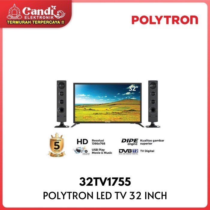 POLYTRON LED Digital TV 32 Inch 32TV1755