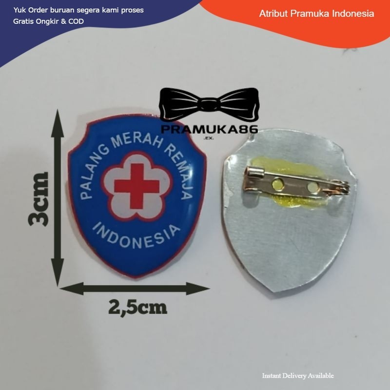Ready Pin Bros Resin PMR Madya (Biru) Pin Aksesoris Souvenir PMR Termurah Indonesia