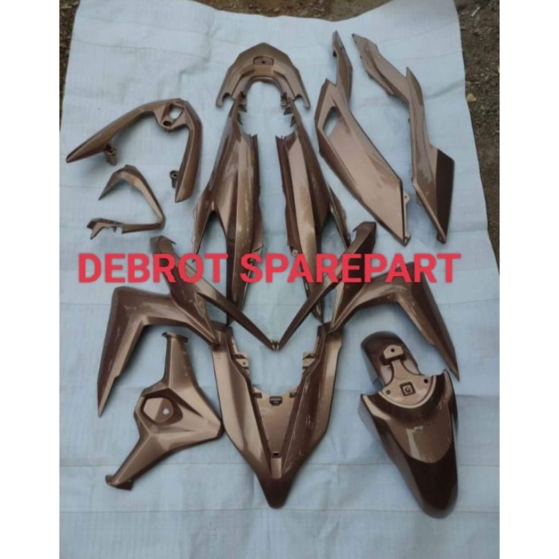 Cover body full Alus Honda Vario 125 150 all new 2018-2020 candy brown
