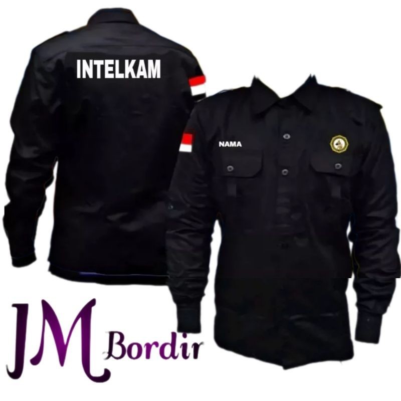 KEMEJA INTELKAM BORDIR || SERAGAM INTELKAM BORDIR