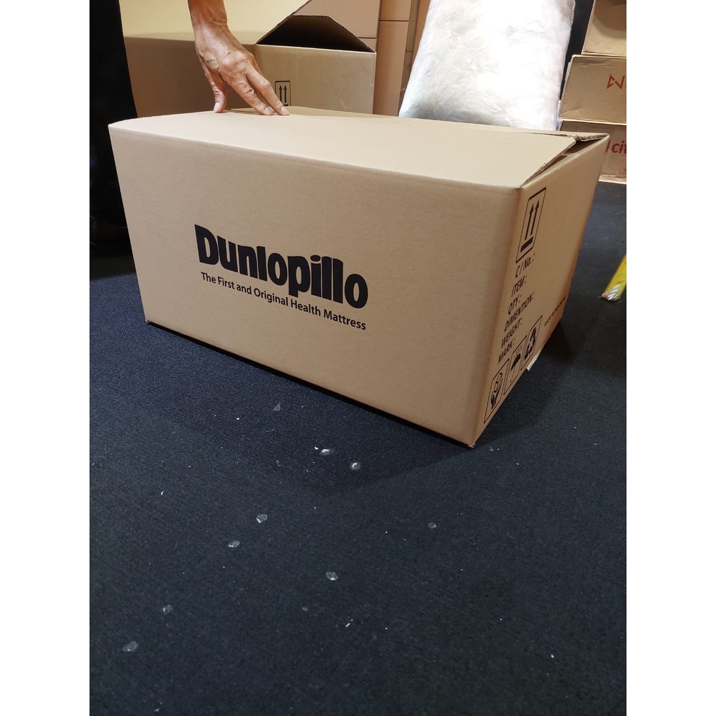 Dunlopillo Dus / Box Packing Coklat Polos JUMBO TEBAL