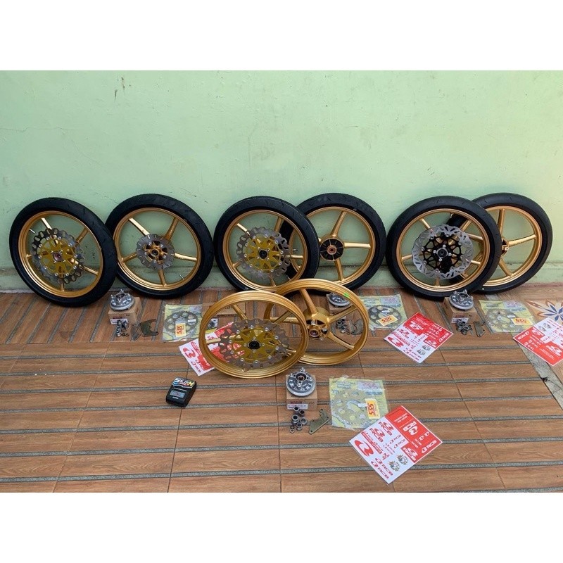 whellset velg RCB pnp crf 150L Dtracker new KlX