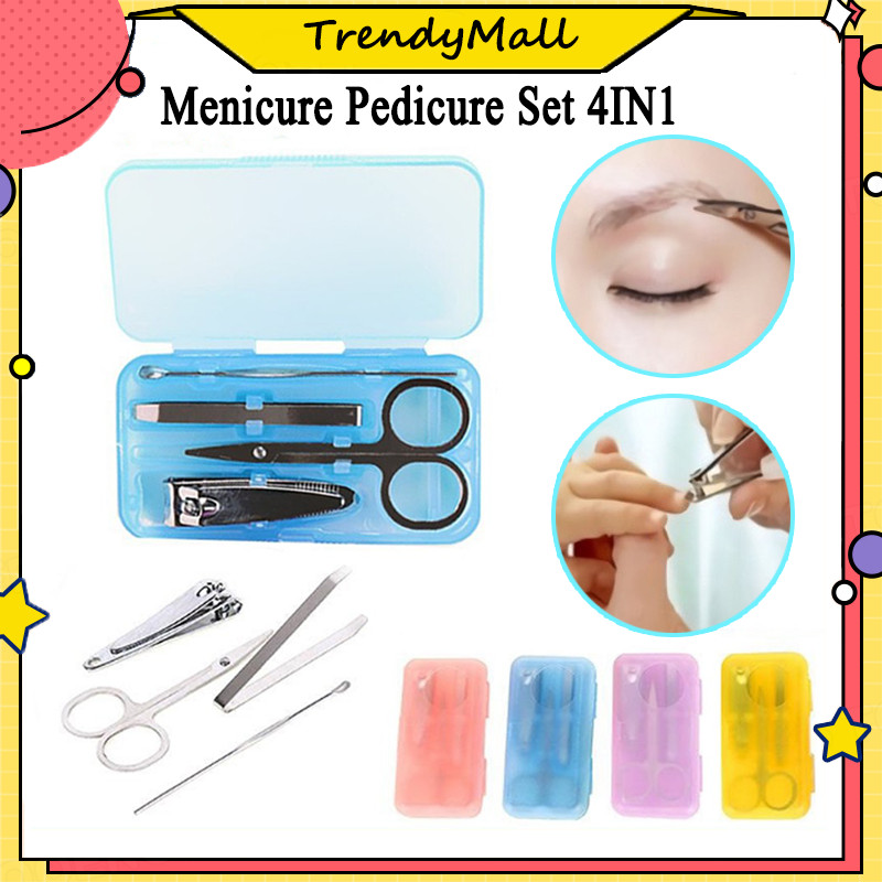 Menicure Pedicure set jepitan kuku 4IN1 /Pedicure Gunting Kuku/Manicure Pedicure Alat Gunting Kuku 4