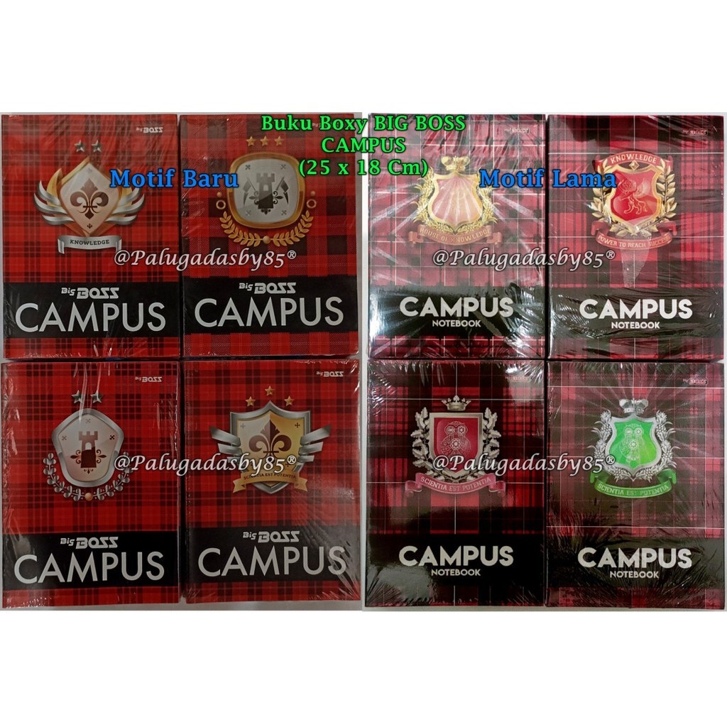 

(1 Pak Isi 10 Pcs) GROSIR Buku Boxy BIG BOSS 36 (25 x 18 Cm) / Buku Boxy Campus 36 Big Boss (Pak/10)
