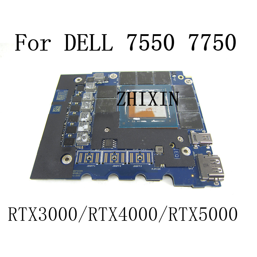 For Dell Precision 7550 7750 Graphic video card for NVIDIA Quadro RTX3000/RTX4000/RTX5000 GPU LS-J17