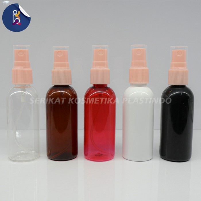 BOTOL SPRAY 60ML PINK 60 ML PET CLEAR