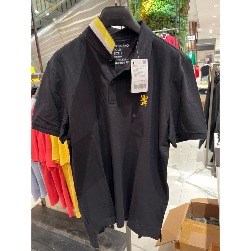 PROMO CUCI GUDANG GIORDANO POLO MINI LION 3D MEN'S ORIGINAL | GIORDANO POLO MINI LION 3D PRIA ORIGIN