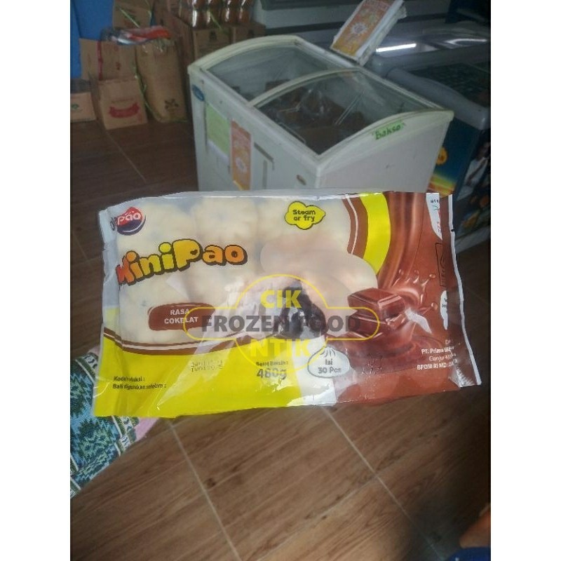 

Minipao coklat bakpao mini Frozen food cik ntik Jambi cemilan jajanan seblak korea jepang