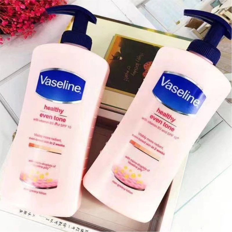 Vaseline Healthy Even Tone with Vitamin B3 and SPF 10 Nicotinamide Permanent Whitening Body Lotion S