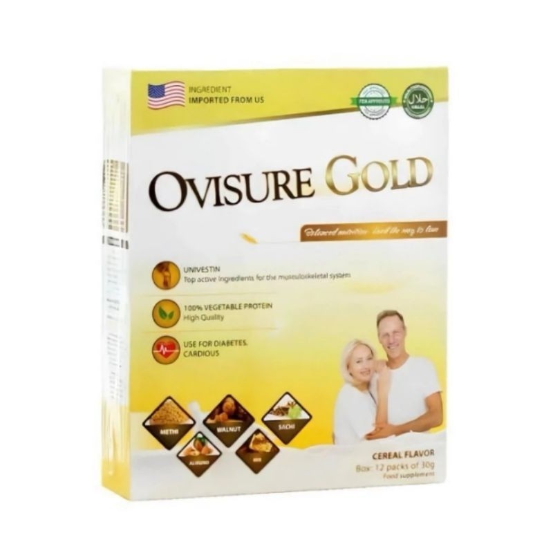 

ORIGINAL 100% OVISURE GOLD Original Susu Tulang & Sendi Atasi Osteoporosis Asli 1 Sachet Original Susu Ovisure Gold