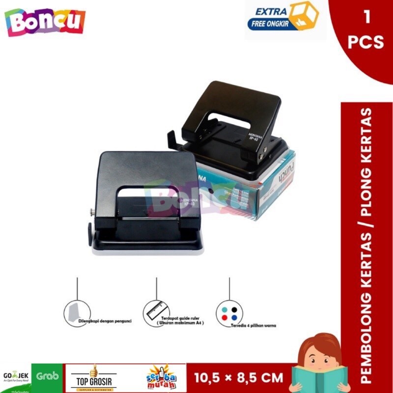 

[ 1 PCS ] BONCU MONTANA Punch / Pembolong Kertas MONTANA (HP-40) Best Seller