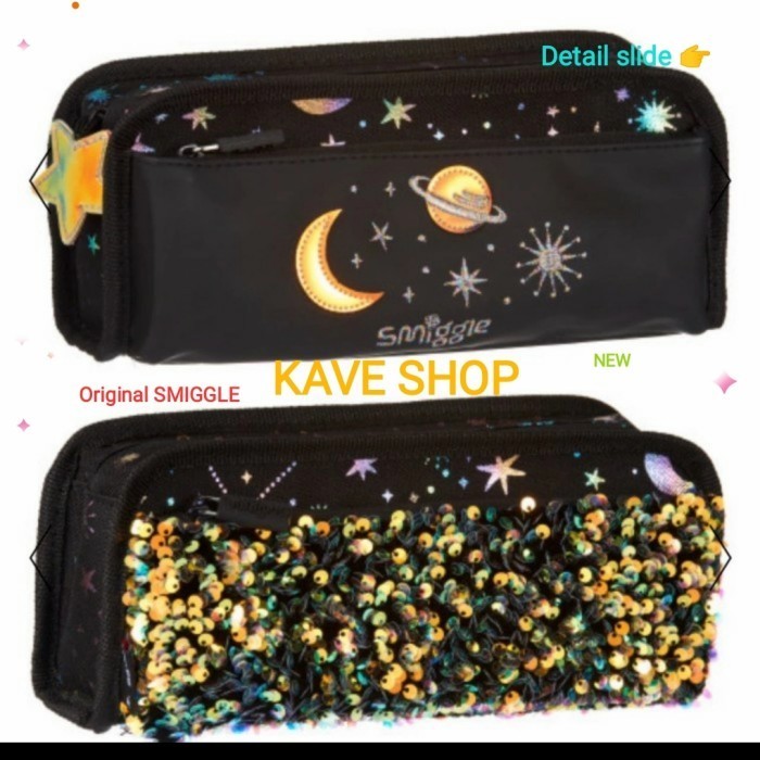 

Smiggle original Pencil Case : Threefold Lunar - NEW - Recommended