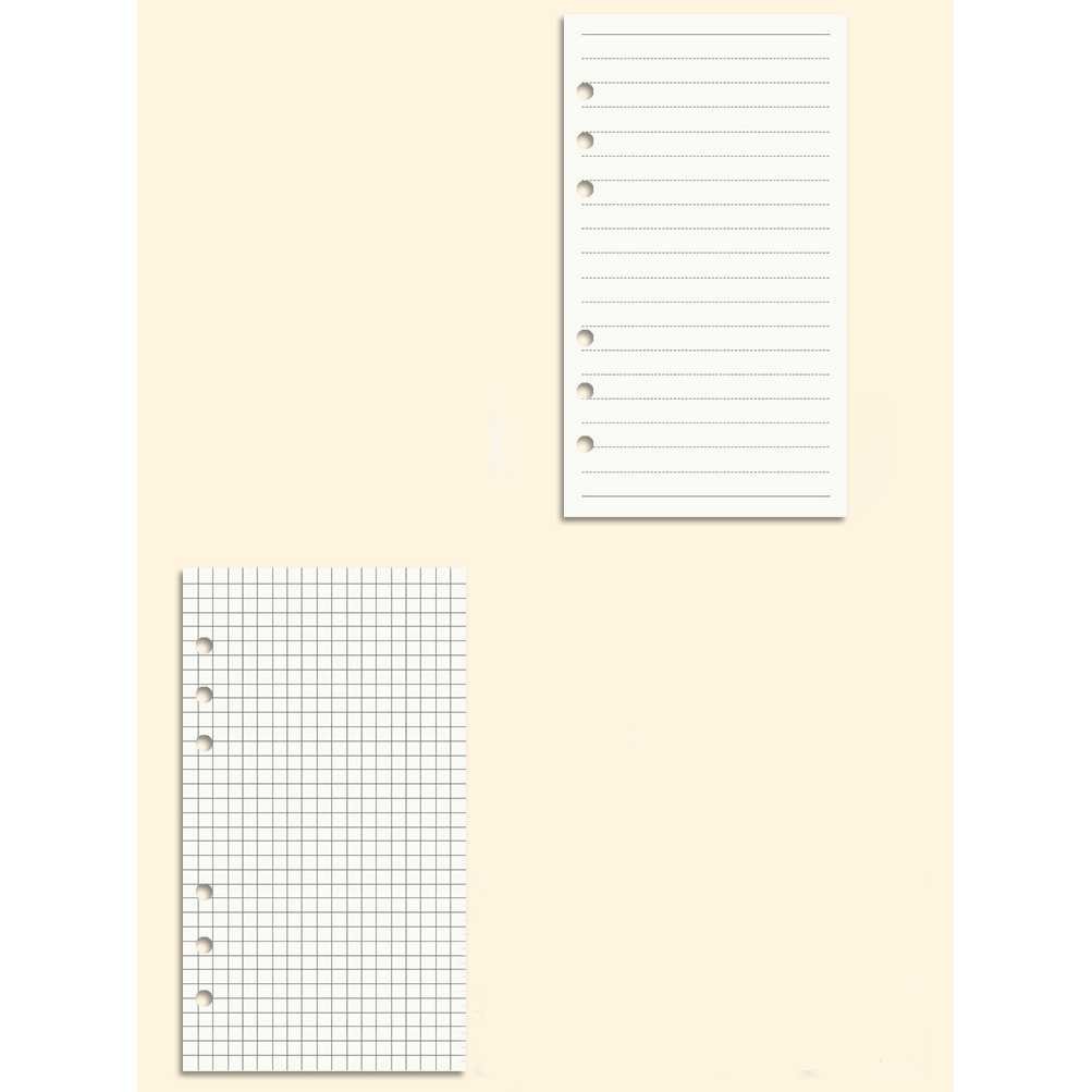 

Primal JESJELIU Buku Binder Catatan Notebook Horizontal Grid Ring Snap A6 - JJ50
