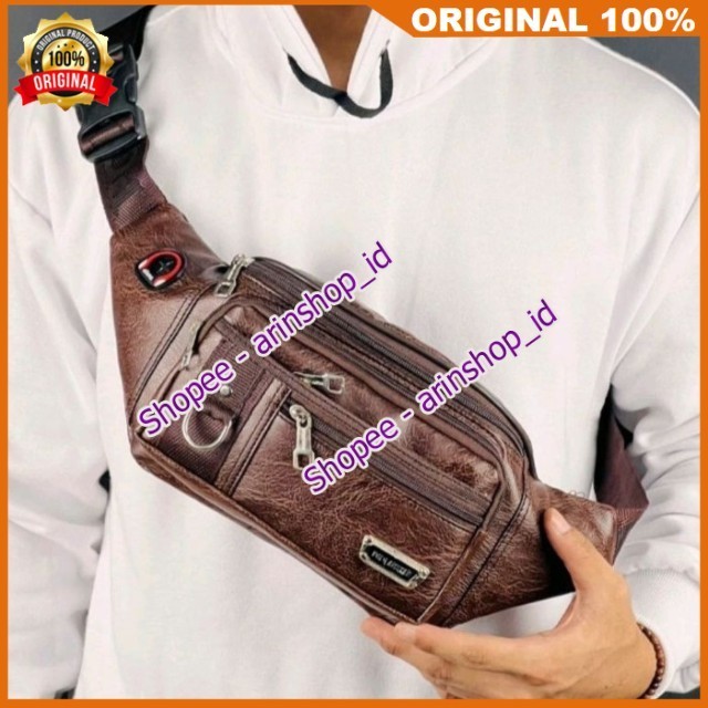 Tas Slempang Pria/ Tas Slempang Multifungsi/Tas SLempang Polo 100% ORIGINAL