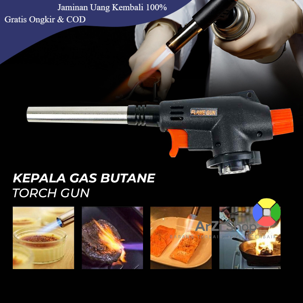 CYCLONE Kepala Gas Butane Cyclone Flame Torch Jet Fire Gun - 930