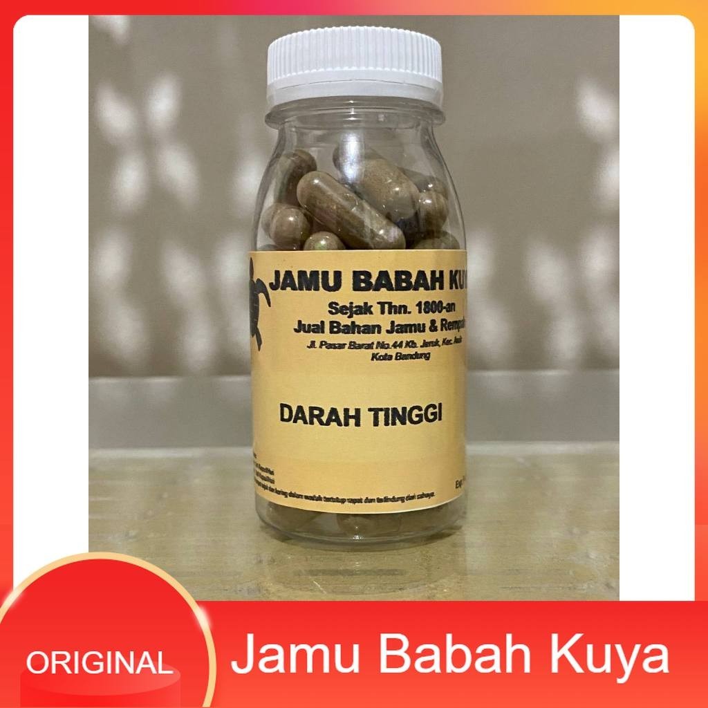 

Jamu Babah Kuya - Hipertensi/Darah Tinggi (50 Kapsul) Herbal