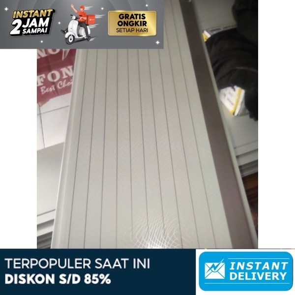 plafon pvc Putih Abu