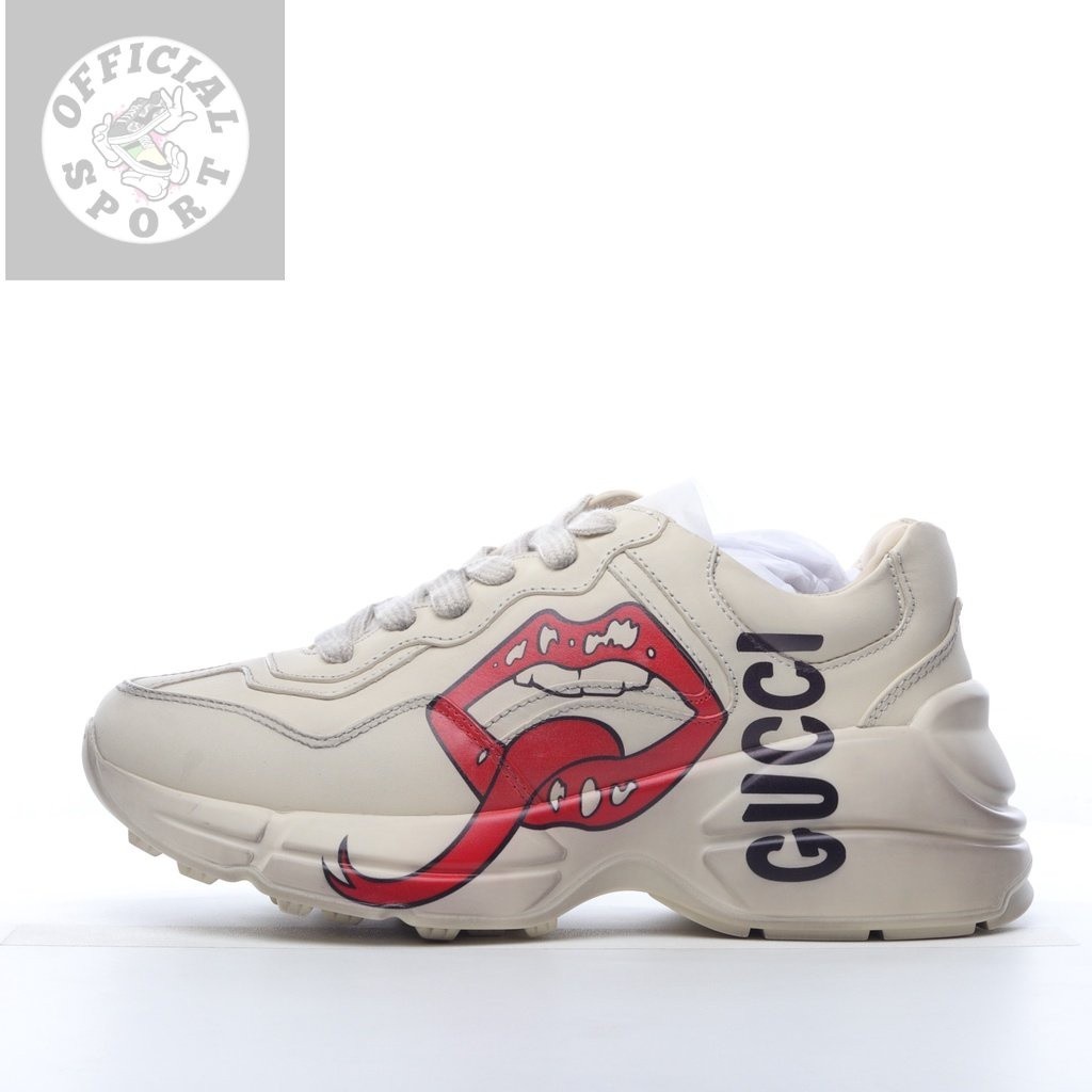 promo spesial Sepatu Gucci Rhyton Vintage Trainer Sneaker Dad Shoes Sneakers Casual Shoes Couple Sho