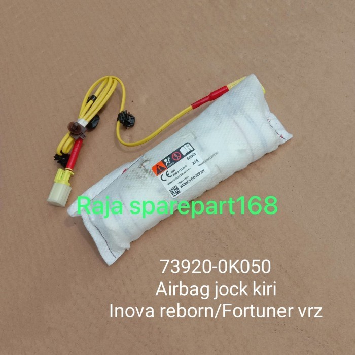 air bag airbag kursi jok depan toyota fortuner innova 73910 0k050 rh