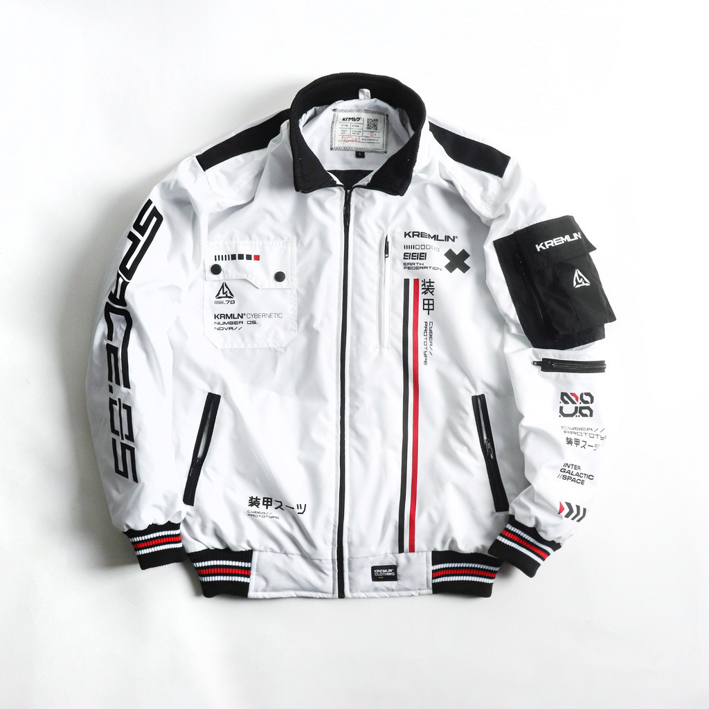 COD KREMLIN Bomber Jacket Space Putih - NOVA