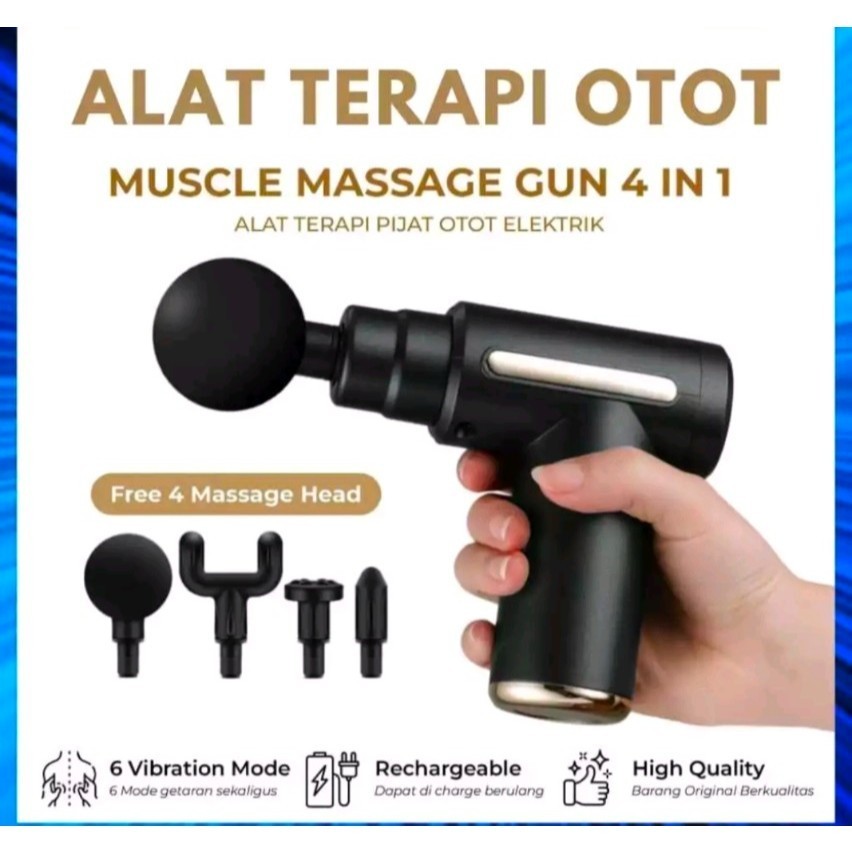 MASSAGE GUN KYLO 4IN1 (KEMASAN DUS BESAR)