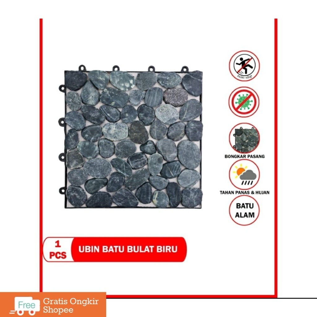 Ubin Batu Alam Lantai Decking Tile Kuat Awet Dan Rapi Dekorasi Taman Outdoor Indoor Dekorasi Aesthet