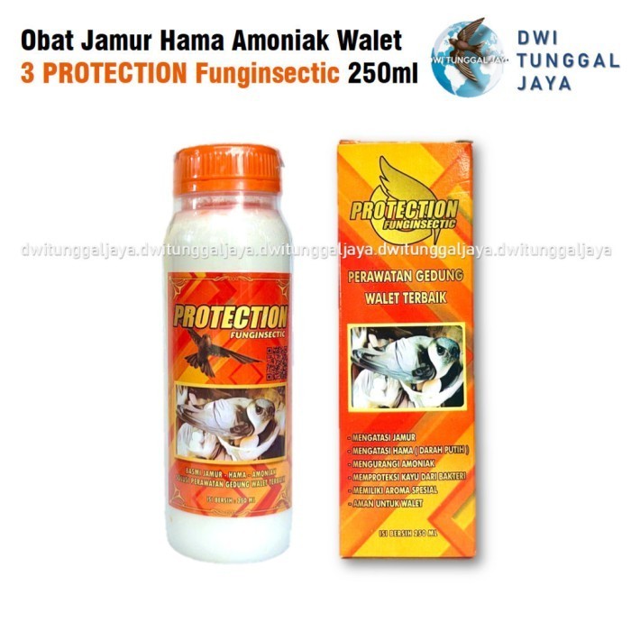 Obat Pembasmi Jamur Hama Amoniak Walet 3 PROTECTION Funginsectic 250ml