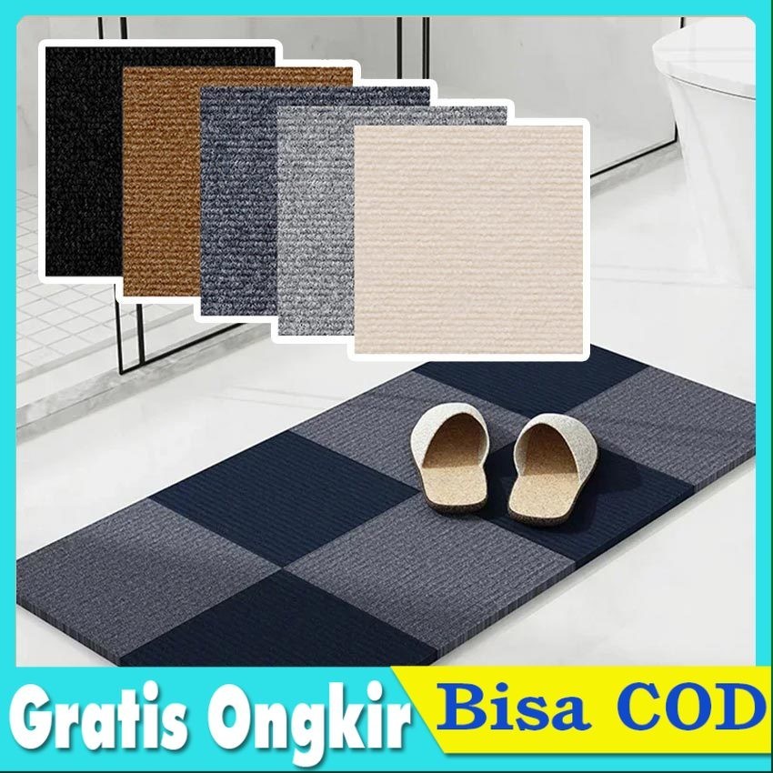 Karpet Bulu Adhesive Puzzle Soft Anak Alas Lantai Dekorasi Rumah Carpet Karpet Lantai Lembut Minimal