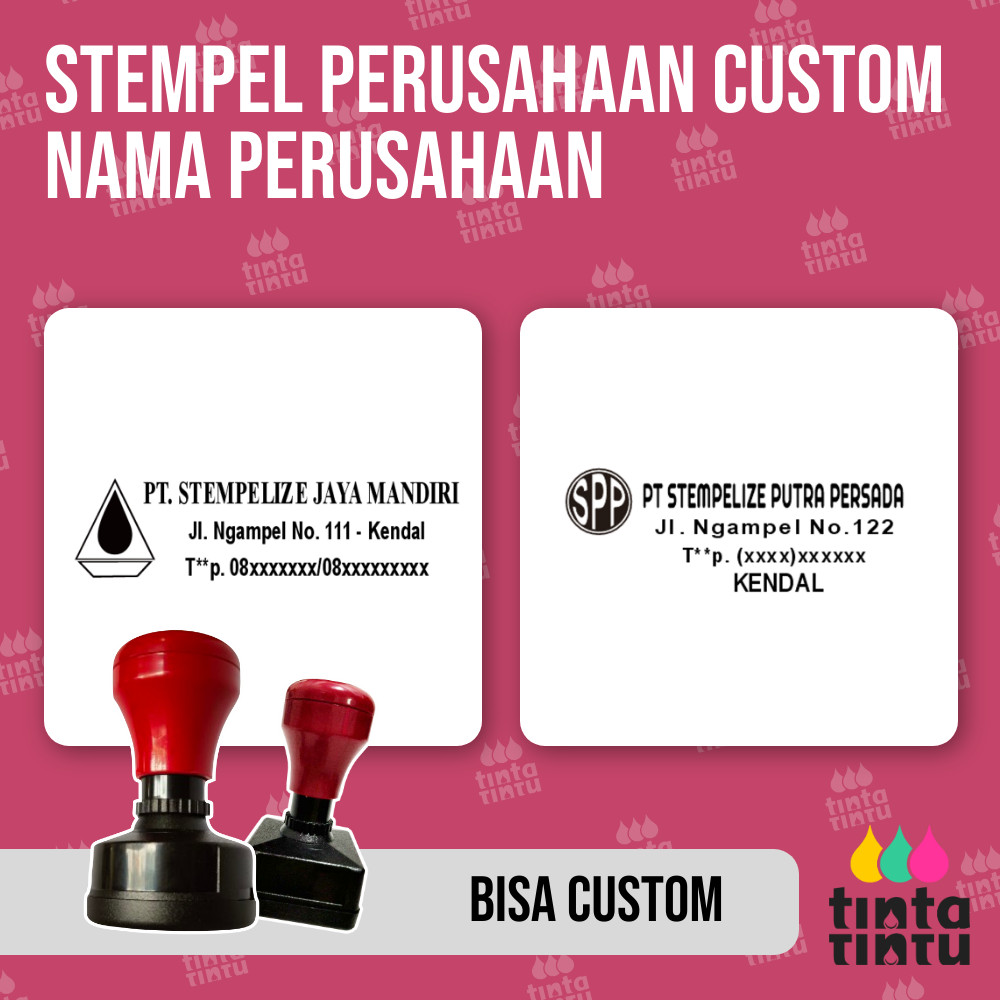 

Stempel Perusahaan Custom Nama Perusahaan
