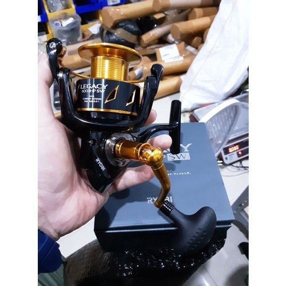 Reel power handel ryobi legacy sw 6000 8000 reel laut