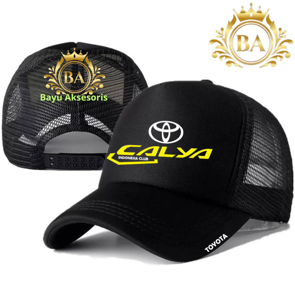 Bayu Aksesoris Topi Trucker TOYOTA CALYA - Topi Distro TOYOTA CALYA Logo - Topi TOYOTA CALYA Premium