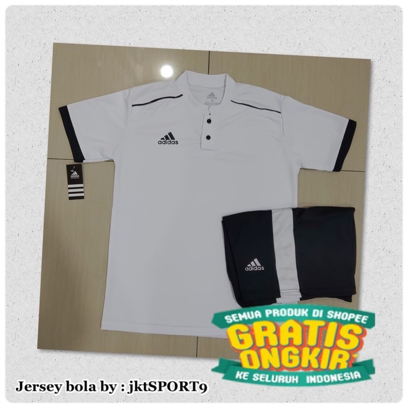 jersey | setelan futsal ADIDS KERAH KANCING LIST27 2023 NEW M L XL BAHAN DRY FIT | baju bola dewasa 