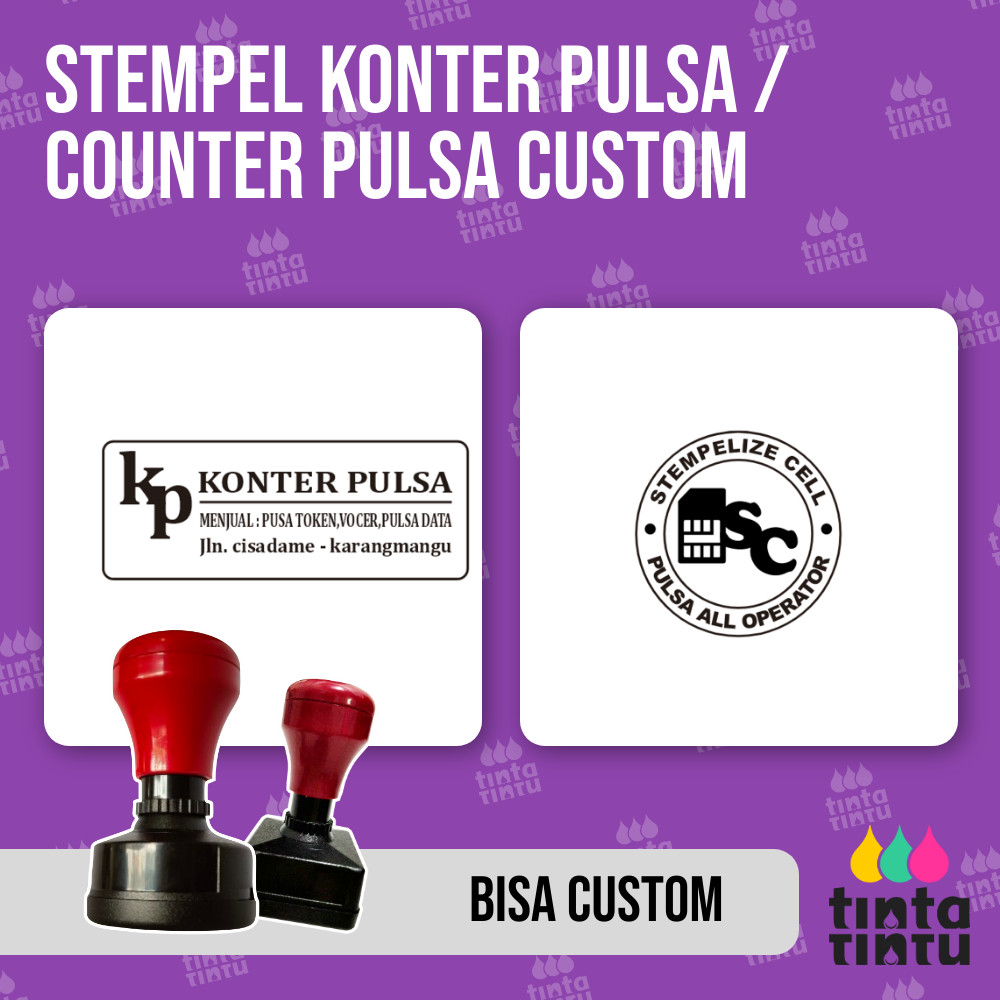 

Stempel Konter Pulsa / Counter Pulsa Custom